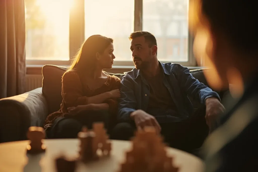 kłótnie rodziców przy dziecku